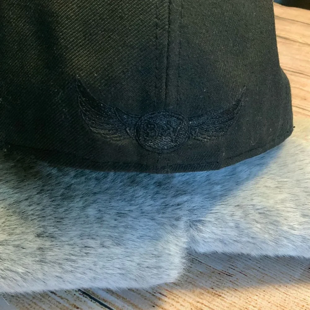 NWOT New Era Black 59FIFTY Fitted Cap